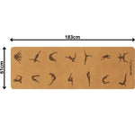 Enero Fit CORK FOLDABLE YOGA MAT .4CM mats, training equipment