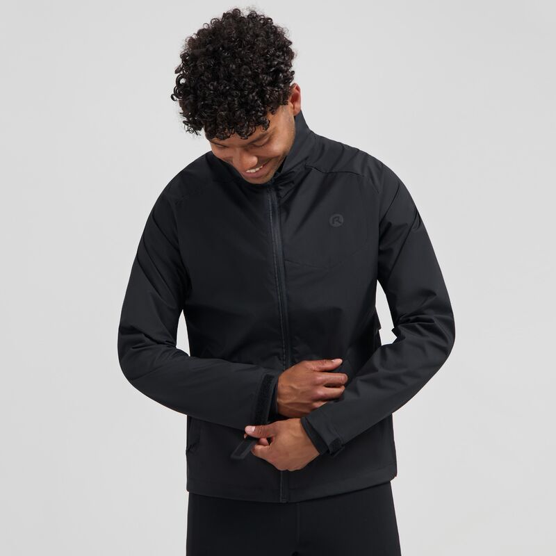 Rogelli ESSENTIAL running fekete dzseki