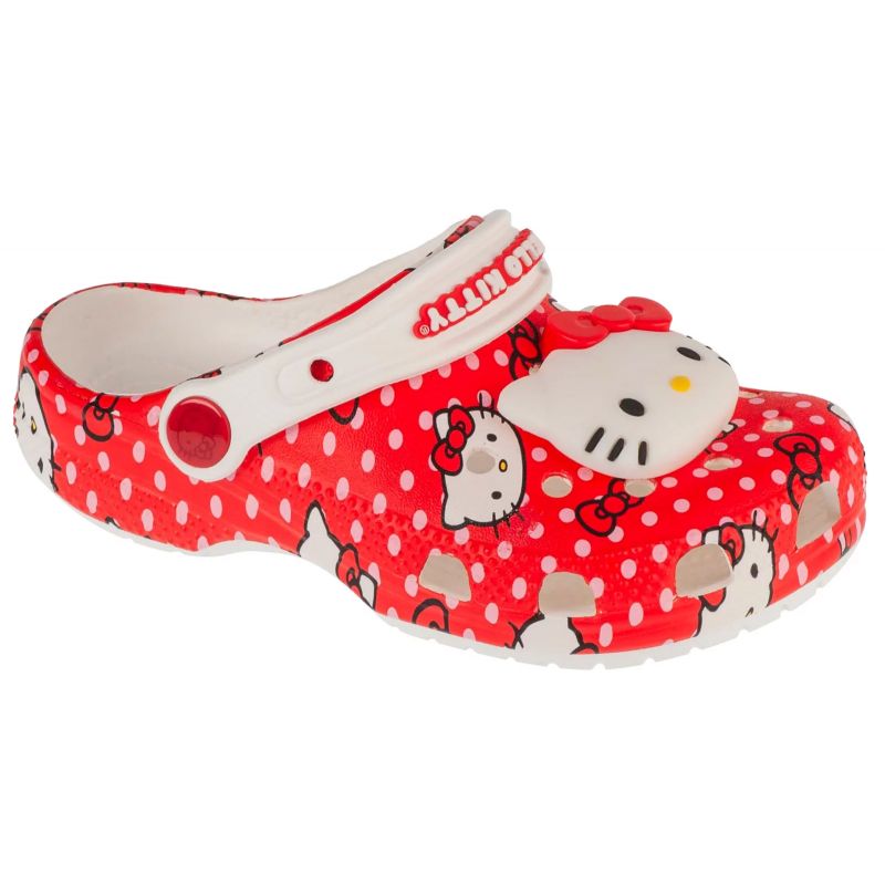 Crocs Classic Hello Kitty Clog K Jr flip-flops piros szandál