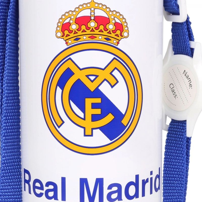 Real Madrid Aluminum Bottle with Mouthpiece and Strap 600 ml RM00005 wielokolorowy kulacs