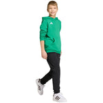 Adidas Entrada 26 Hoody green JZ6563 kids' sweatshirt 104cm kapucnis pulóver