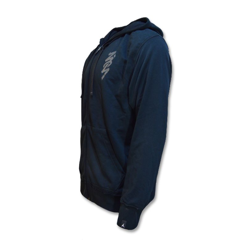 AIR Jordan Zion Hoodie Black/Dk Smoke Grey - fekete pulóver
