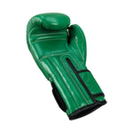 MASTERS FIGHT EQUIPMENT RBT-GREENSTRIKE Leather Boxing Gloves 12 oz Green zöld kesztyű 012310-12