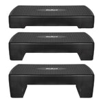 Rebel Active Step for Aerobics and Fitness, 3 Steps, 68 cm, Black fekete táska RBA-3227-BK