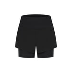 Rogelli women's 2-in-1 DISTANCE black fekete short