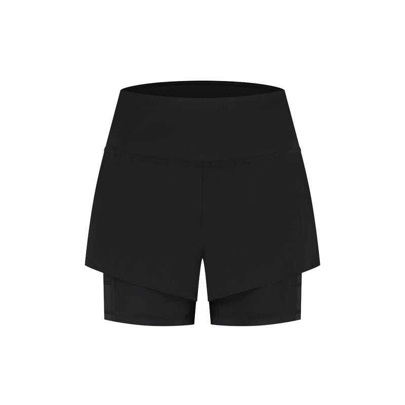 Rogelli women's 2-in-1 DISTANCE black fekete short