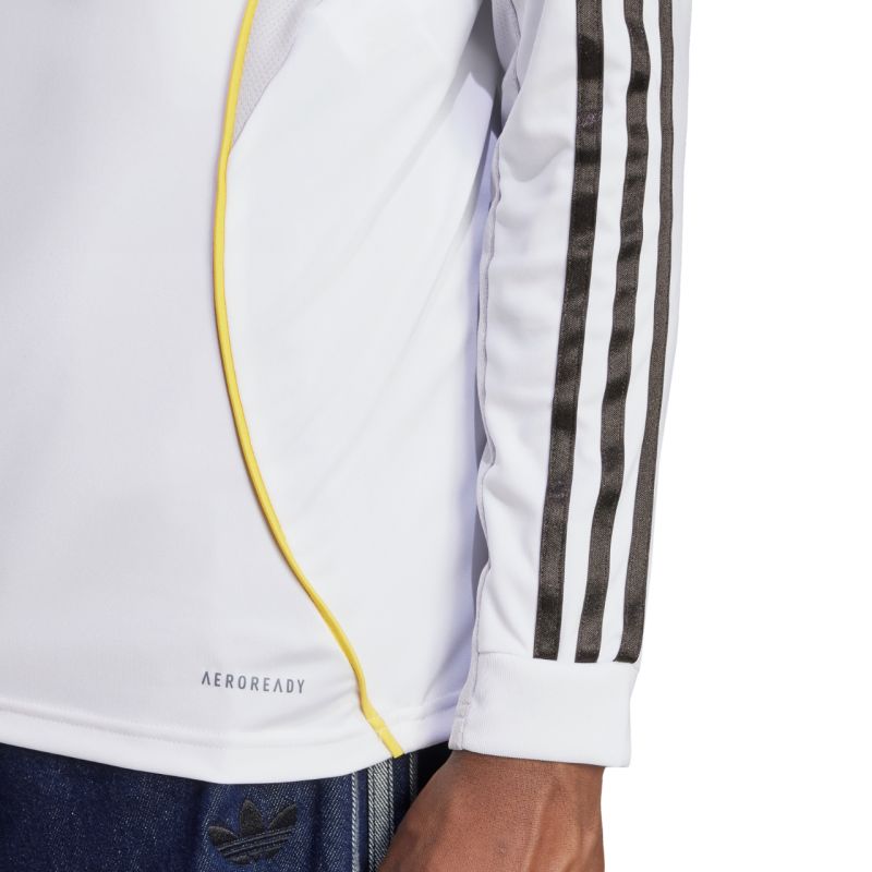adidas Real Madrid 25/26 Long Sleeve Home Men's Jersey JN8884 fehér póló