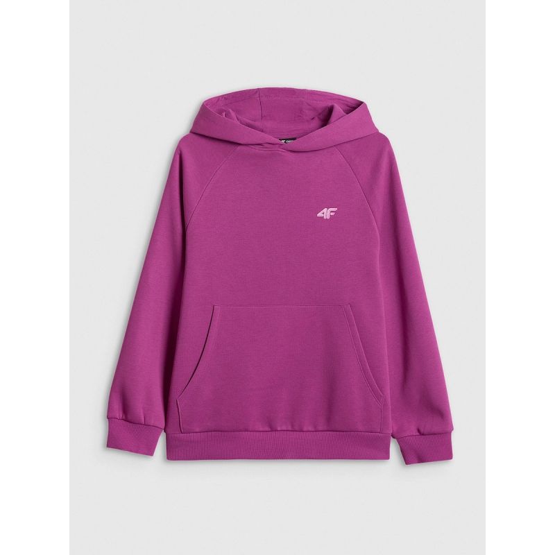 Girls' loose sweatshirt with hood 4F
