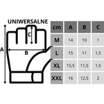 Enero Universal Fitness Training Gloves R.Xxl Fit fekete kesztyű