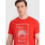 Men's regular t-shirt with volleyball print 4F 4FRAW25TTSHM3236-62S 3xl póló