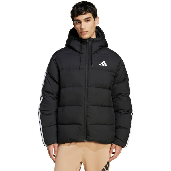 adidas Essentials Climawarm 3 Stripes Puffer Down Hooded M JM4165 Kabát
