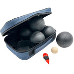 Enero 6-Piece Petanque Balls - Black Boule, Pro Cover fekete covers