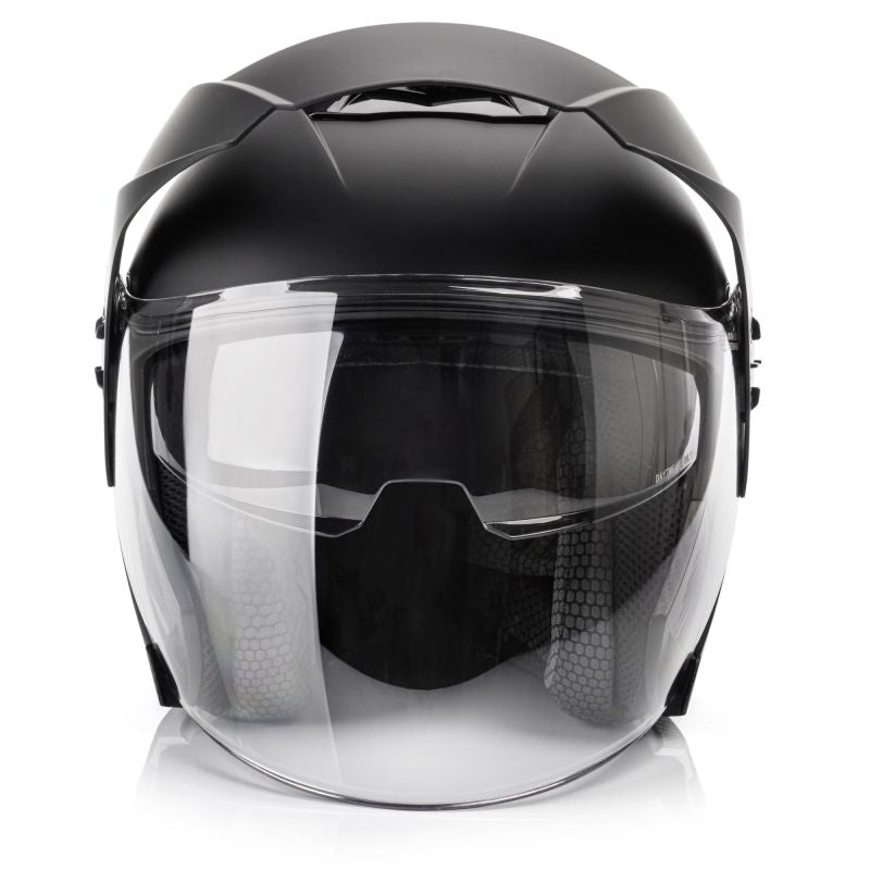 Meteor Hekato M motorcycle helmet 57-58 cm black uniw sisak 17890