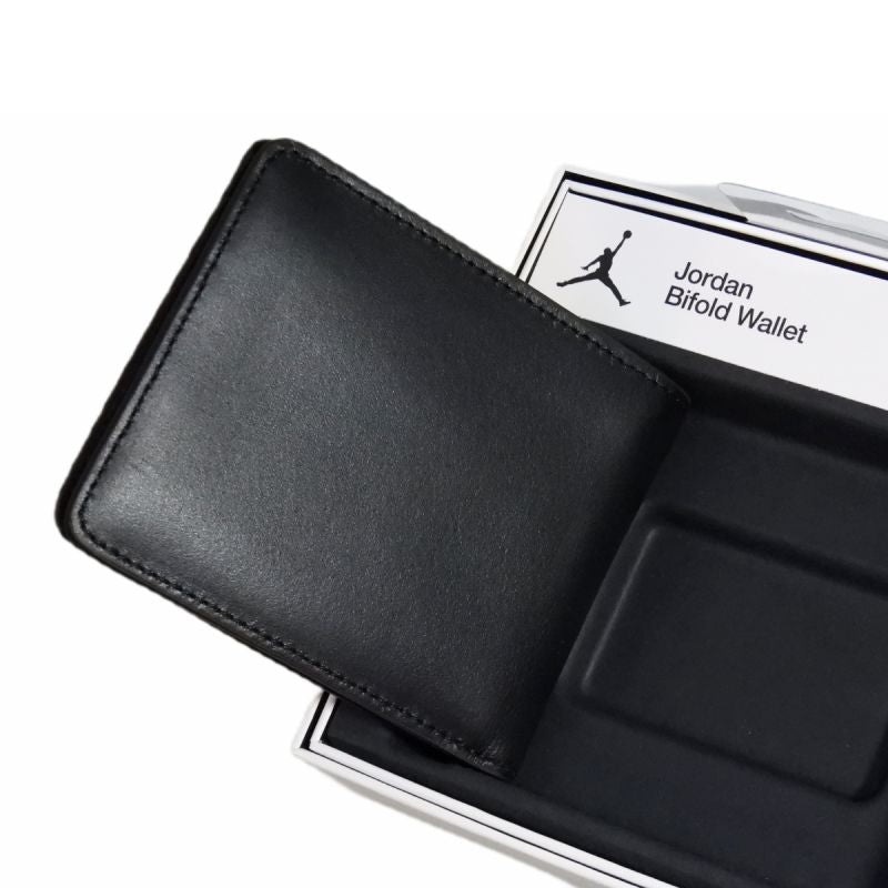 AIR Jordan Jumpman Ingot Bifold Black Leather Wallet - uniwersalny wallets