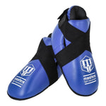 MASTERS FIGHT EQUIPMENT OSPU-1W KIDS Foot Protectors (WAKO APPROVED) (PRICE CHANGE) fekete védőfelszerelés 030611-2XS