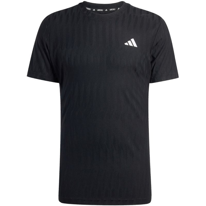 Men's adidas Tennis Climacool+ AirChill FreeLift Tee black JF8459 fekete póló