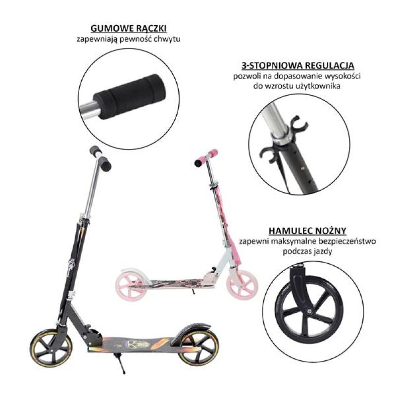 Nils Extreme Pink PU 205MM Scooter