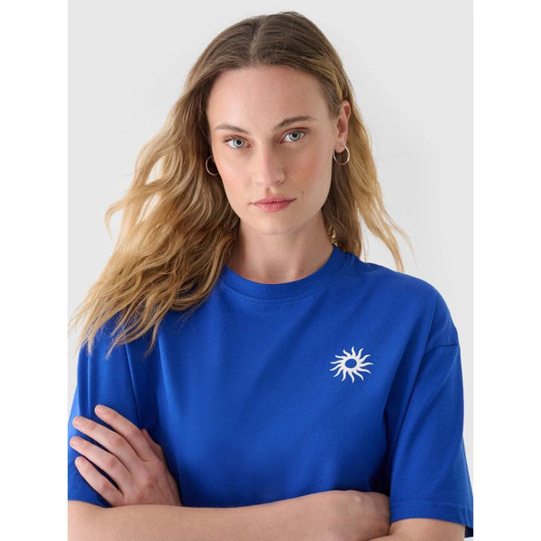 4f Women's oversize printed T-shirt 4FRSS24TTSHF2546-36S General