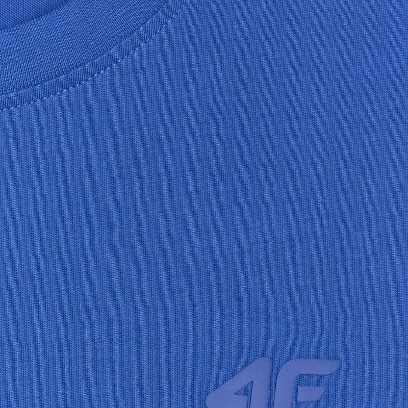 4f Men's T-shirt M2441 cobalt 4FWAW25TTSHM2441 36S Ruházat