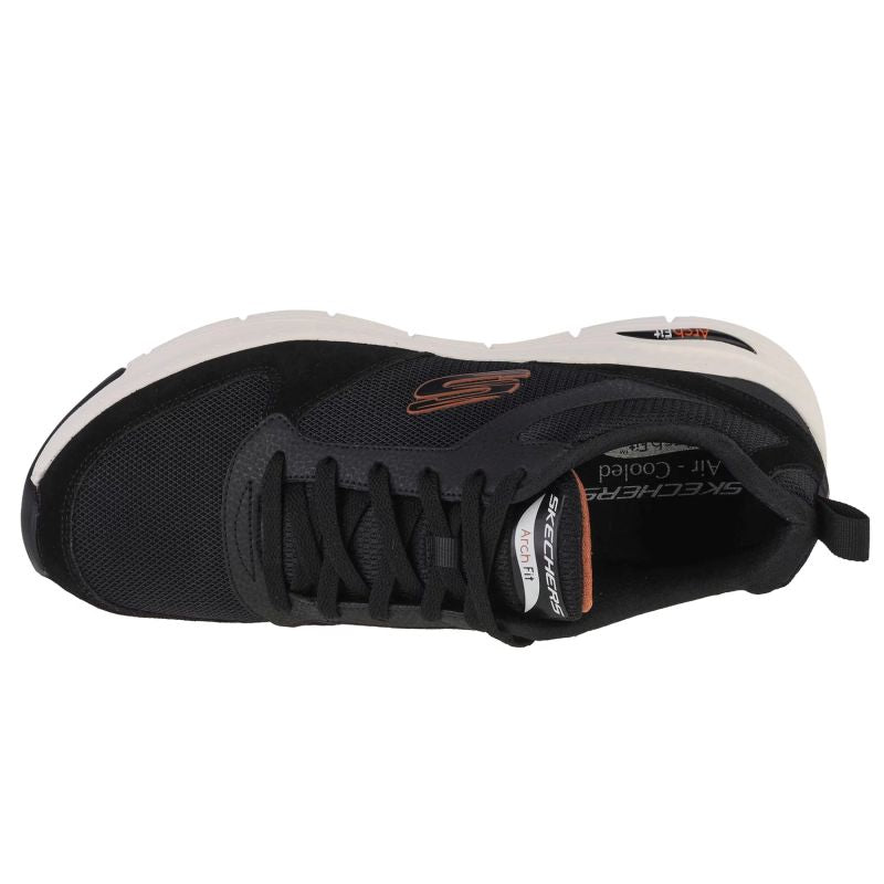 Skechers Arch Fit - Servitica 232101-BLK Black 45 Cipő