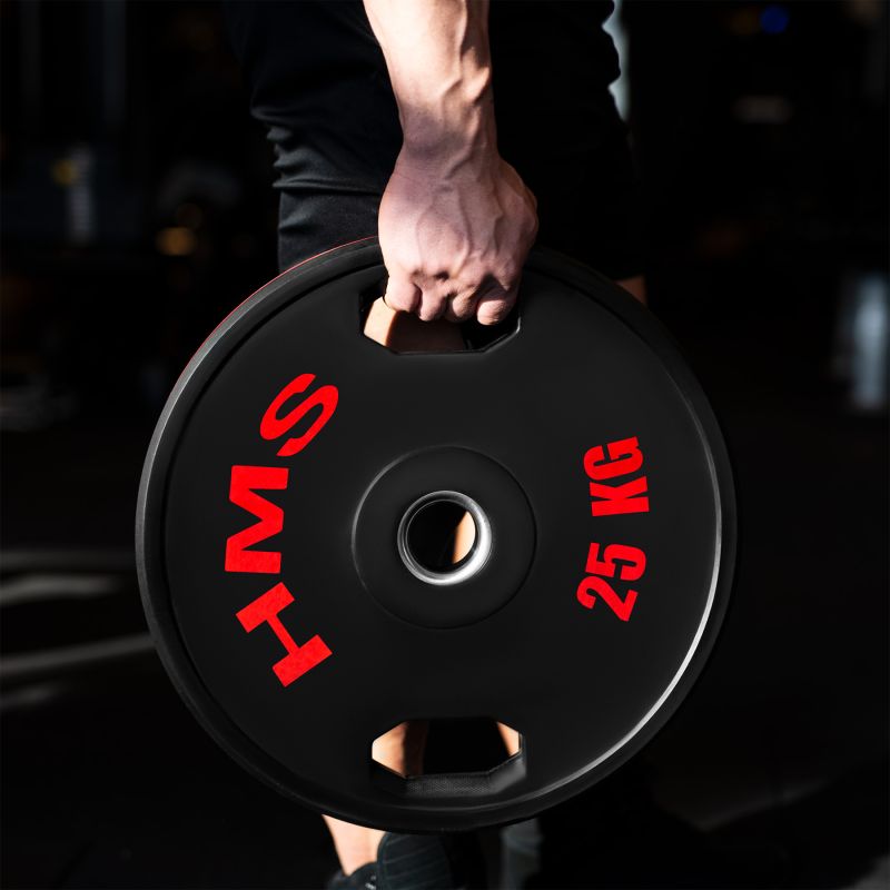 HMS TOG25 2 x 25 KG OLYMPIC RUBBER-COATED PLATE 2 x 25 KG súlyzó 17-61-120
