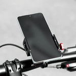 Rockbros 25210038101 clamp phone holder - black fekete phones and accessories