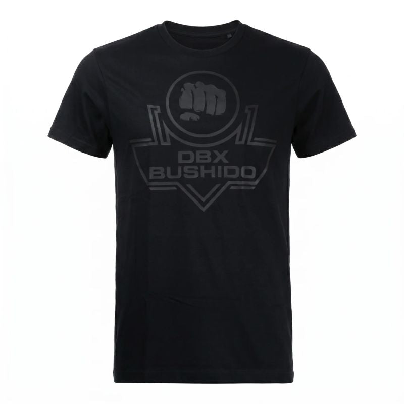 DBX Bushido Men's T-shirt Black Cotton T-shirt fekete póló TSRA-190-BK