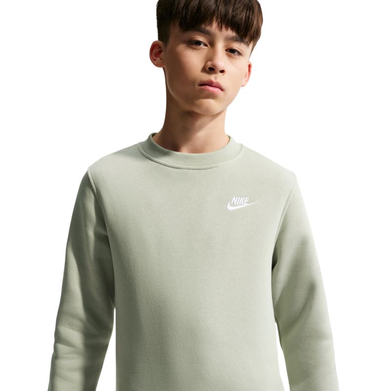 Nike Sportswear Club Fleece Kids' Sweatshirt Light Green