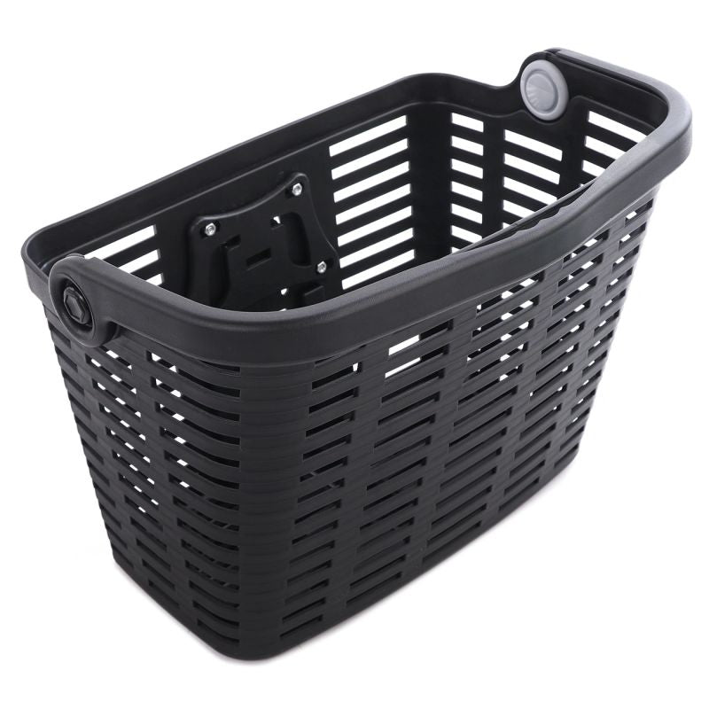 Wozinsky WKR-PK plastic handlebar bicycle basket - black fekete edzőfelszerelés 304004-203977