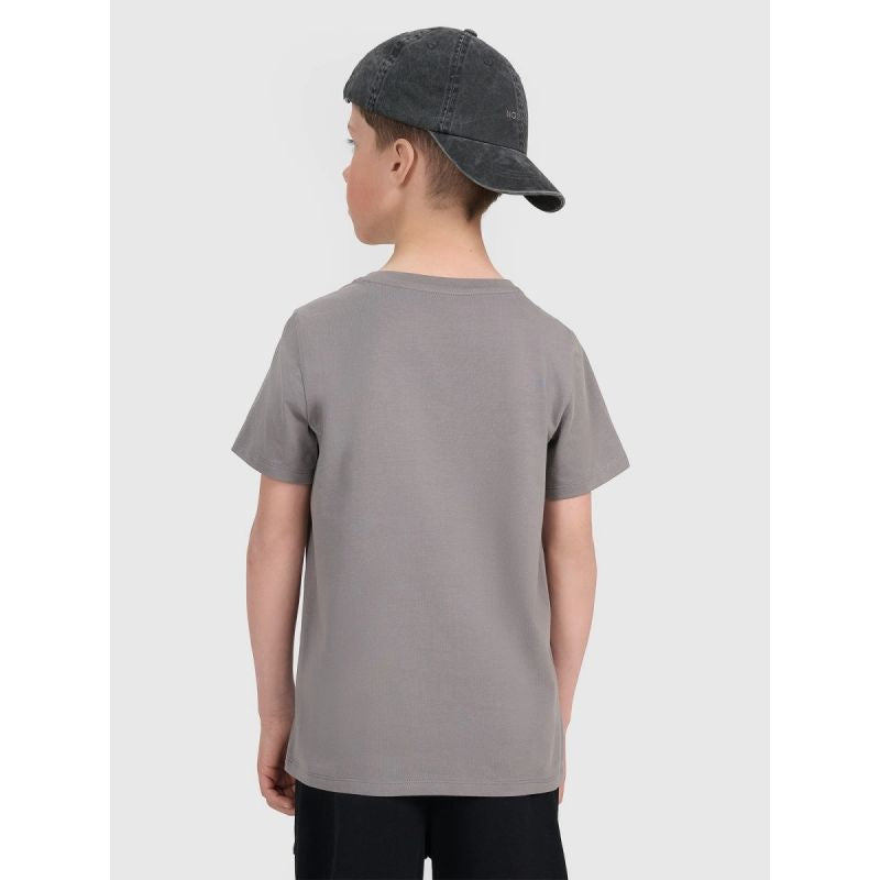 4f Boy's regular plain T-shirt 4FJRAW25TTSHM3260-22S Ruházat