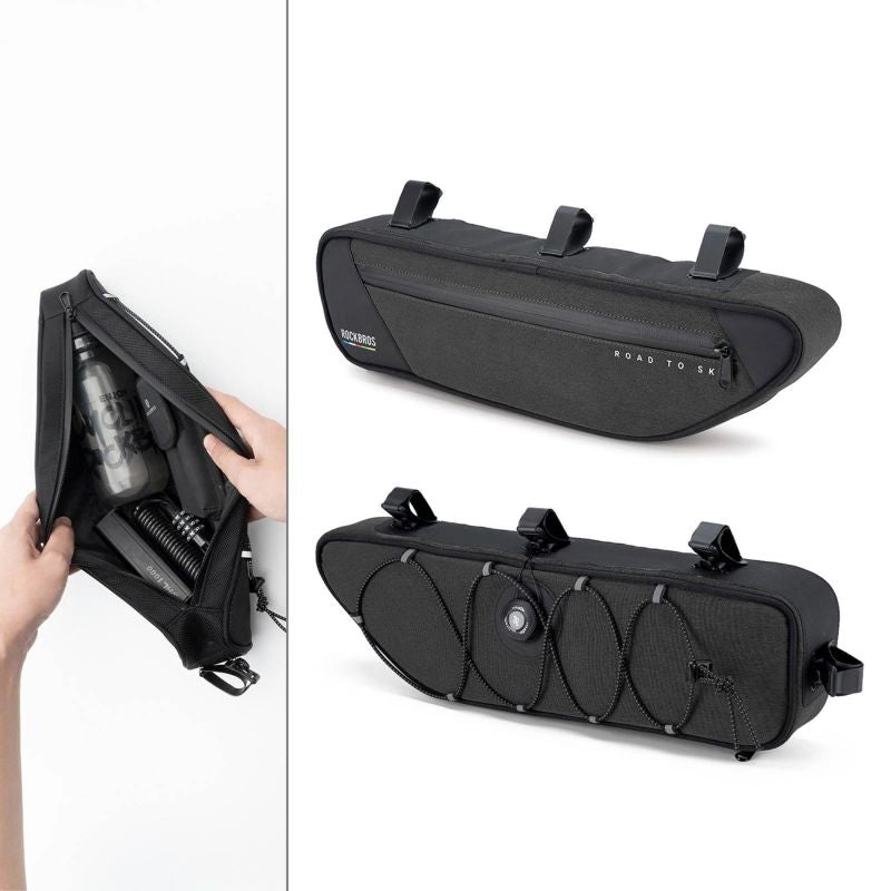 Rockbros TL003 ROAD TO SKY 2L Frame Waterproof – Black czarny táska 5907769384219-211539