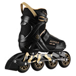 Nils Extreme Armour Black And Gold Roller Skates Size 42 arany görkorcsolya
