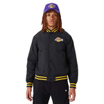 New Era NBA Los Angeles Lakers Script Bomber - fekete dzseki