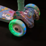 Nils Fun Hlb15A Led Jr 16-51-093 Children's Scooter zöld utcai cipő