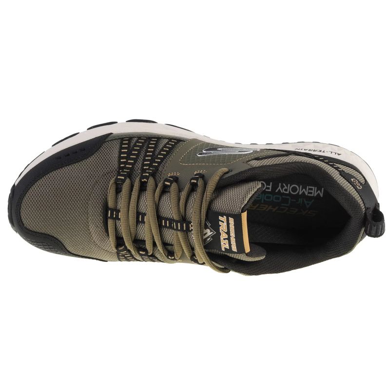 Skechers Escape Plan 51591-OLBK Green zöld utcai cipő
