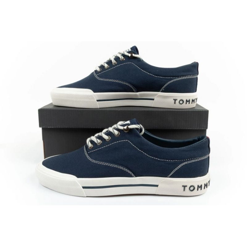 Tommy Hilfiger men's sports shoes sneakers fashionable comfortable navy blue Egyéb