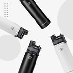 Rockbros 35210029005 thermal bicycle bottle for drinks 550 ml - white 550 ml \ biały water bottles, training equipment, tourist equipment