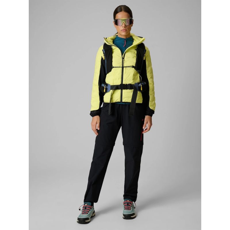 Women's slim trekking sweatshirt without hood 4F