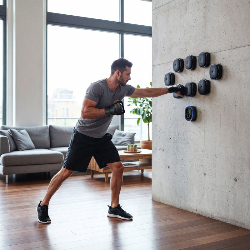HMS Tb05 Bluetooth Modular Boxing Target With Music And Gloves edzőfelszerelés 17-44-375