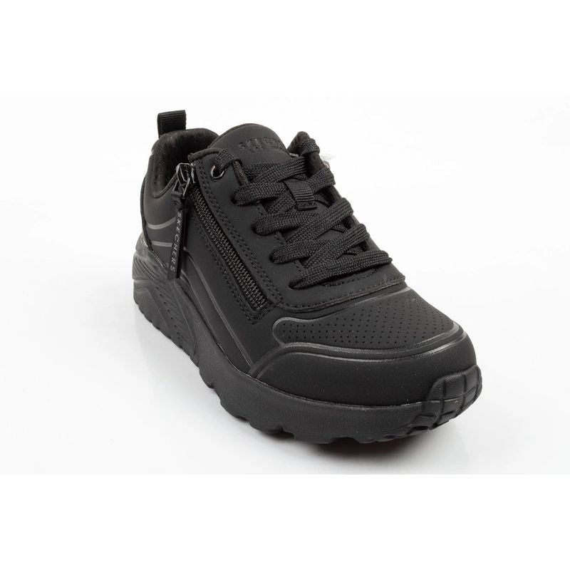 Skechers Uno Lite children's sports fashionable youth fekete utcai cipő 310387L/BBK