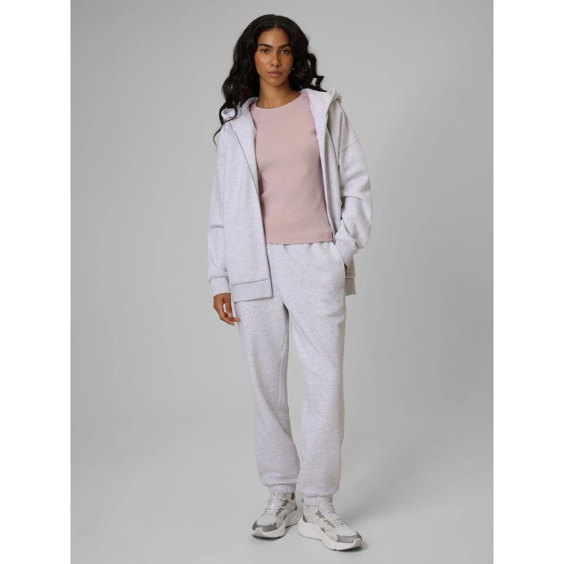 Women's slim ribbed T-shirt 4F 4FRSS26TTSHF3629-56S clothing