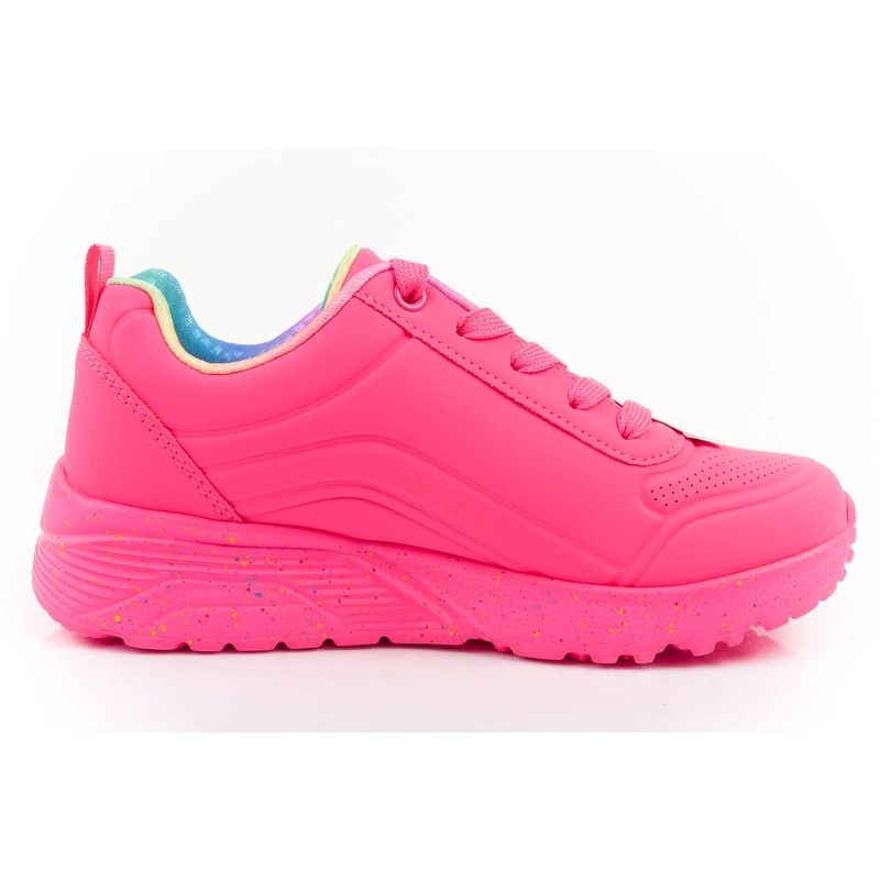 Skechers Uno Lite children's sports sneakers shoes, pink, comfortable rózsaszín utcai cipő