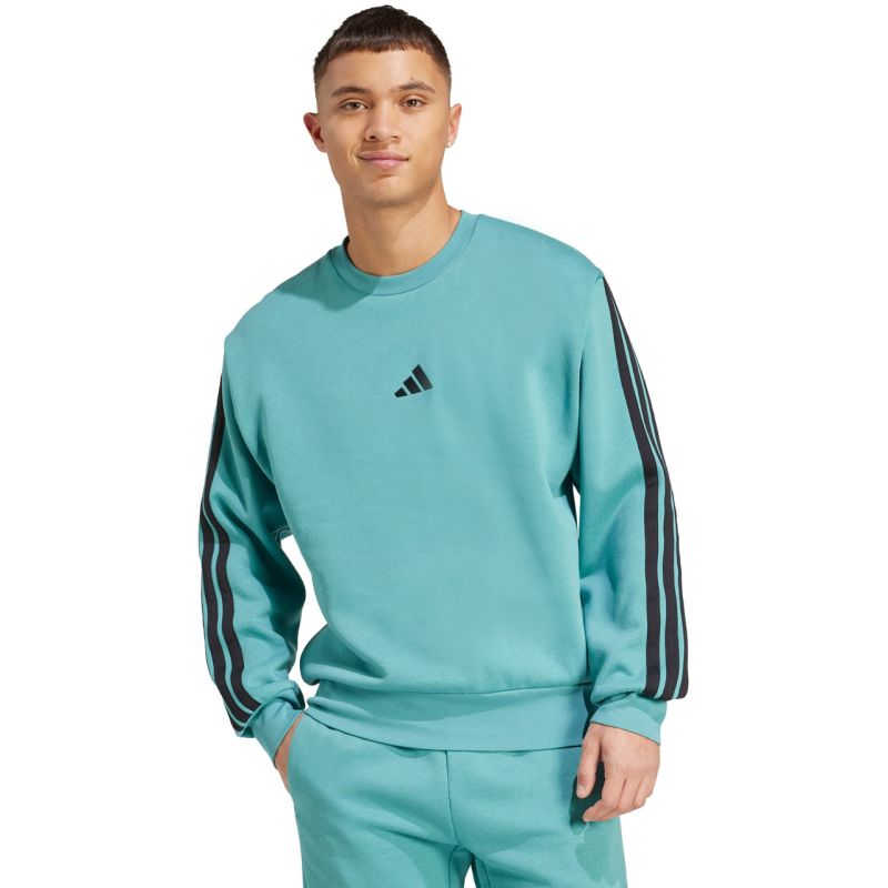 adidas Essentials 3-Stripes Fleece M JX0701 sweatshirt pulóver