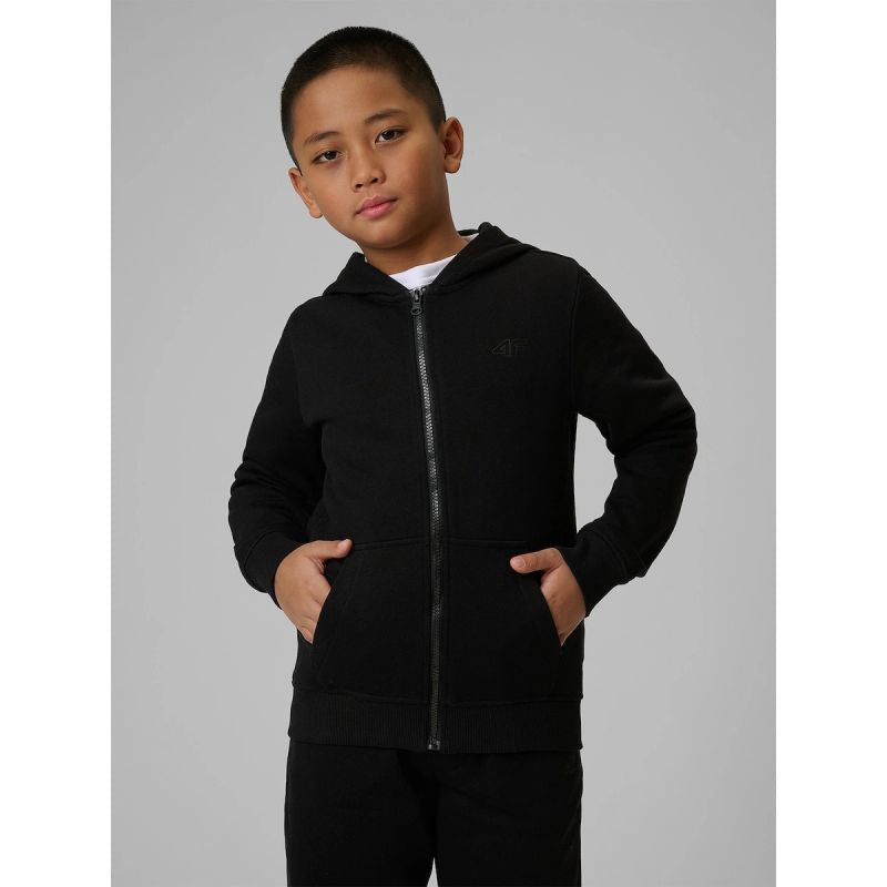 Boy's regular hooded sweatshirt 4F 4FJRMM00TSWSM2747-20S kapucnis pulóver