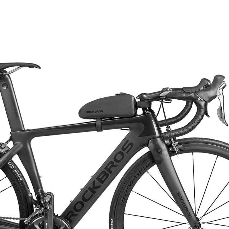 Rockbros AS-019 bicycle frame waterproof - black 1.5 l táska