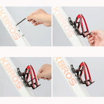 Rockbros FK338 Bike Bottle Holder - Black and Red piros water bottles, training equipment