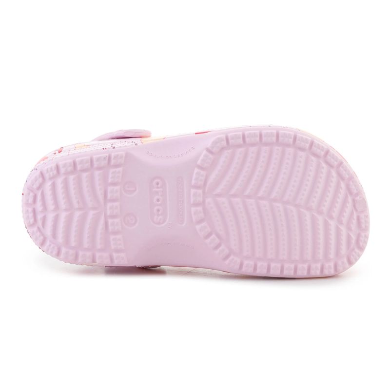 Crocs Classic Vday Clog Kids Pink Milk/Hearts