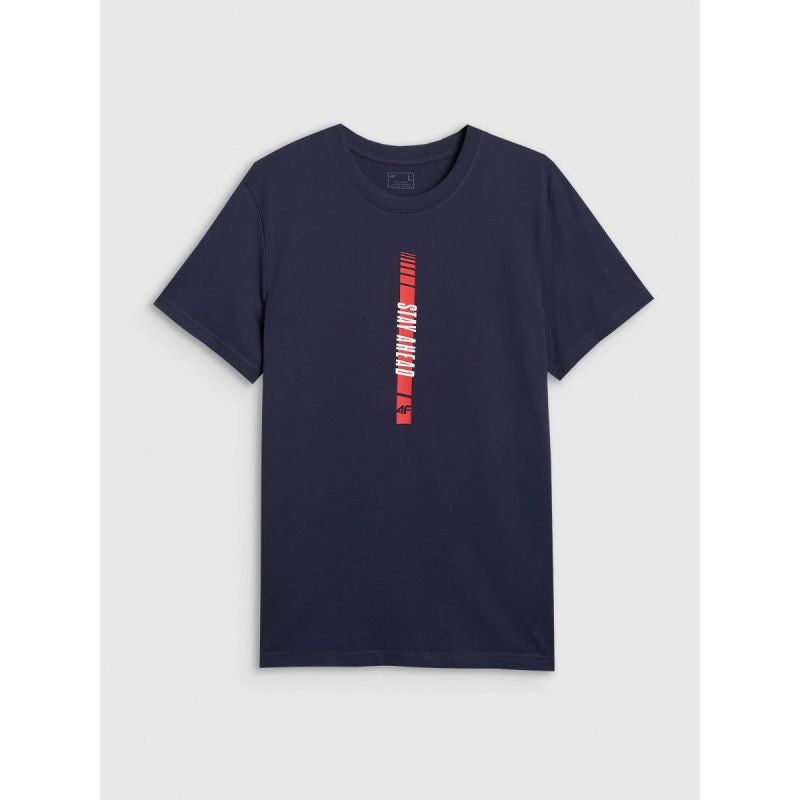 4f Men's regular printed T-shirt 4FRAW25TTSHM3225-31S Ruházat