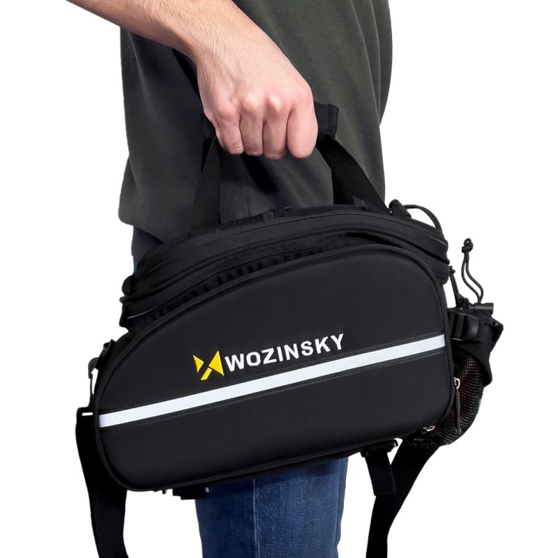 Wozinsky large bike rack 35l + rain cover black ( ) fekete táska 304004-63970