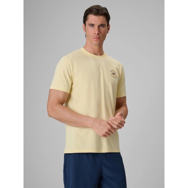 4F Men's regular printed T-shirt póló 4FRSS26TTSHM4293-73S